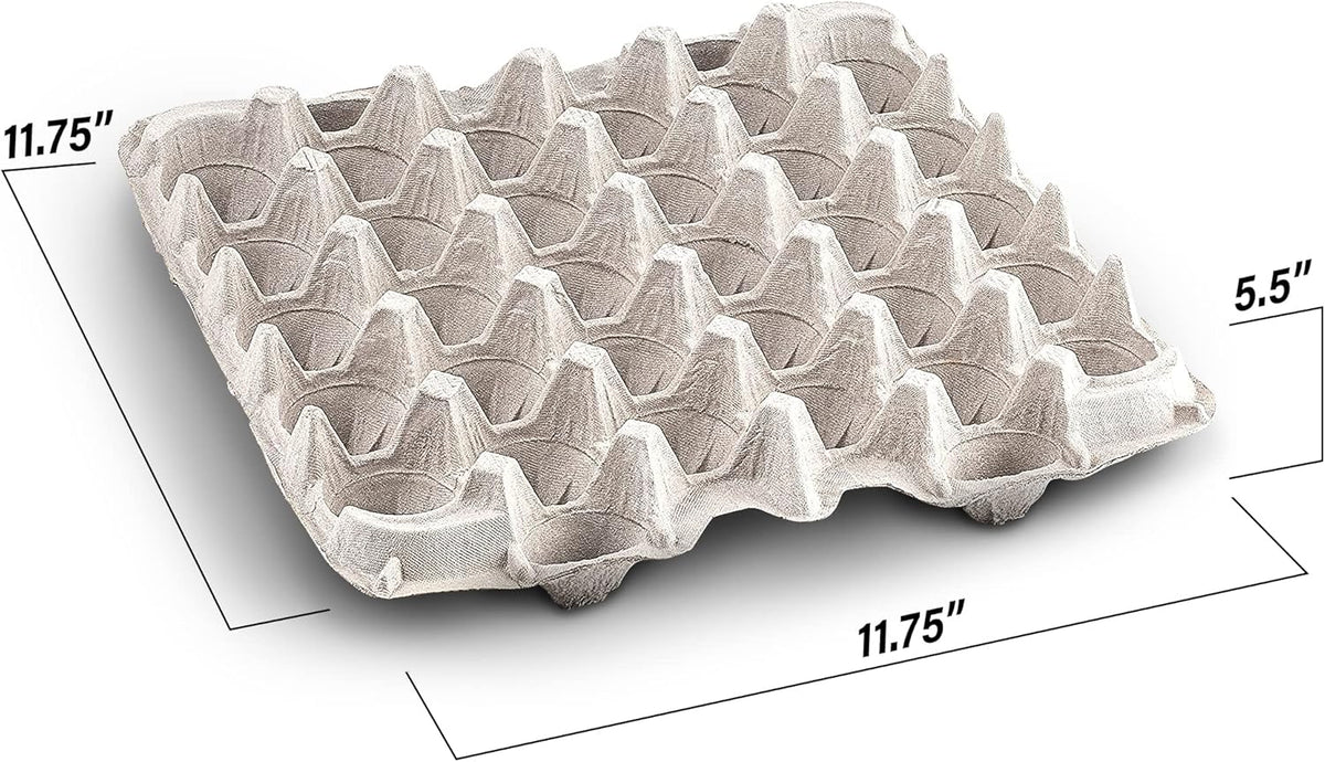 15 Pc Biodegradable Pulp Fiber Egg Cartons R879