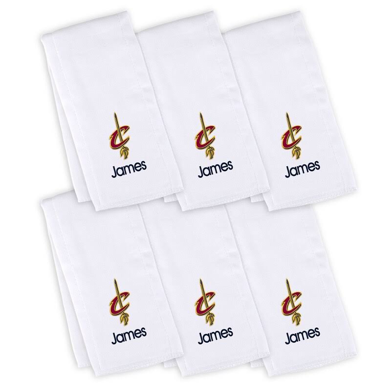 White 6-Pack Burp Cloth B341
