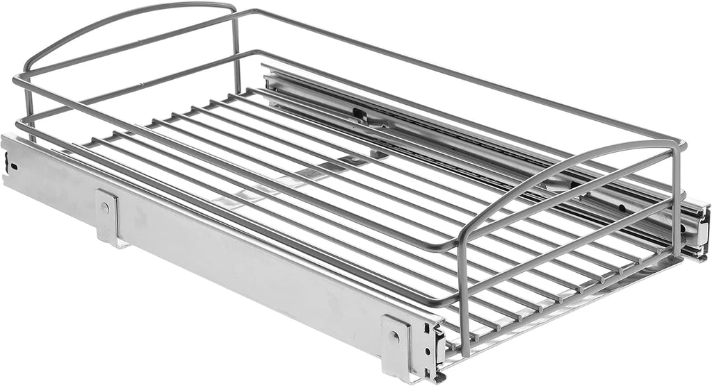 Silver Pull Out Cabinet Organizer Q343119