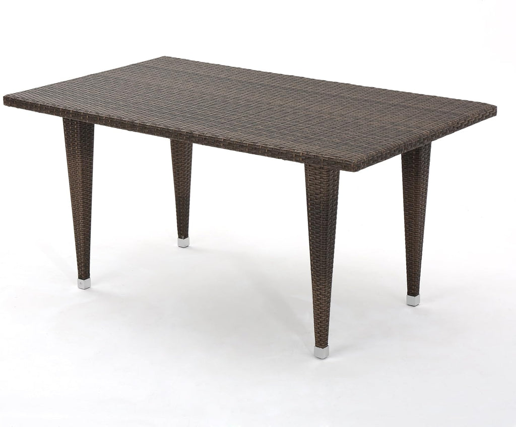 Outdoor Rectangular Wicker Dining Table M3166