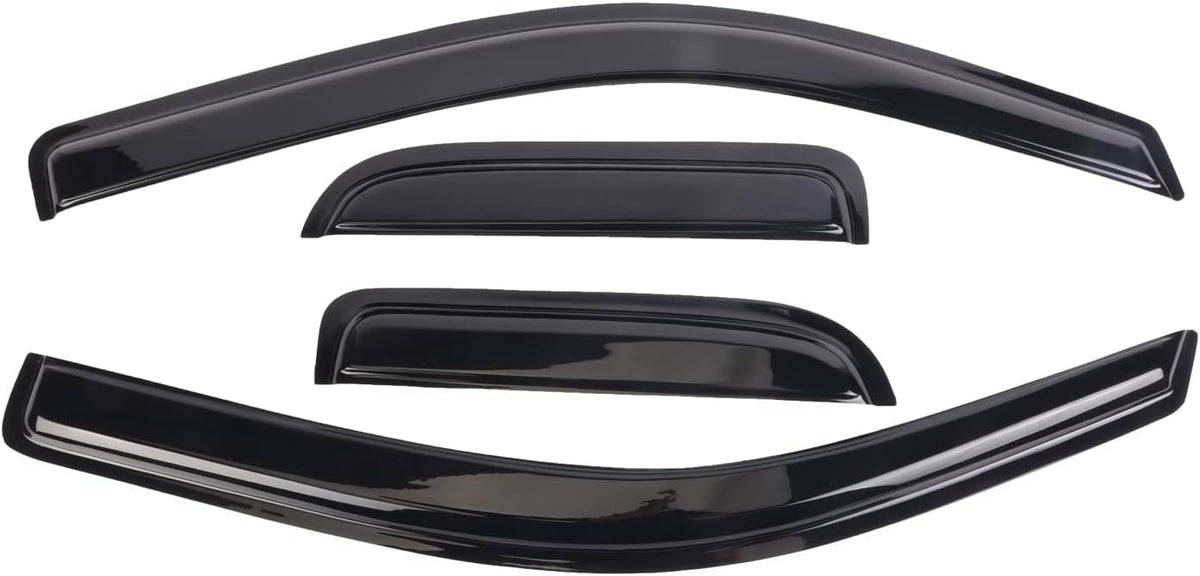 Window Vent Visors Deflectors Rain Guards 4 Piece Set R48302