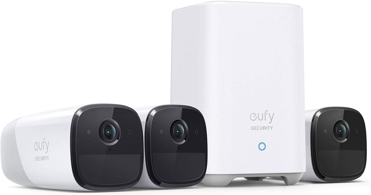 Wireless Home Security Camera System, 3-Cam Kit, 2K Resolution I598156