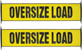 Oversize Load Banner with Metal Hooks 2 Pack 18 x 84 Inch G400