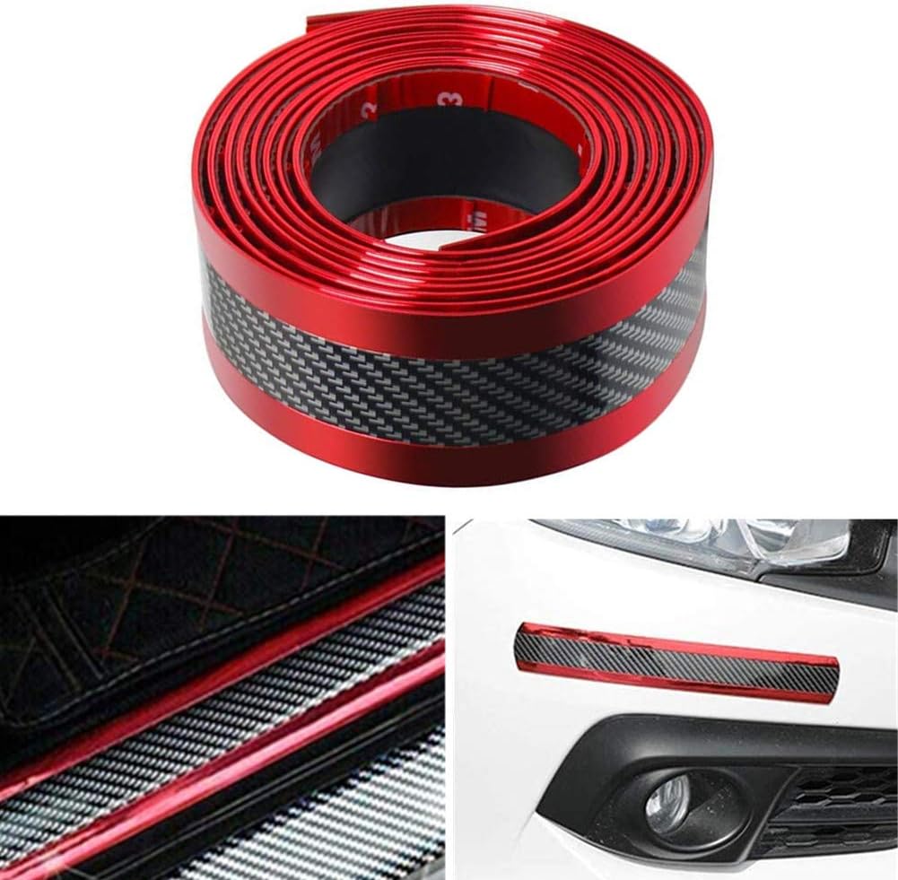 Carbon Fibre Car Door Sill Guards Protector 3x250cm Pack of 2 E159