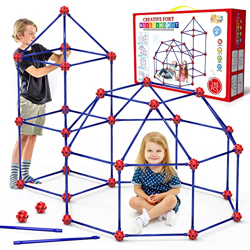 140 Pcs STEM Construction Fort Building Kit X642