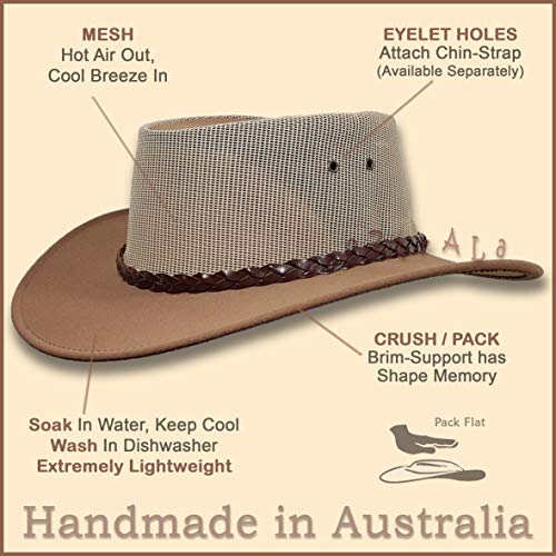 Australian Outback Felt Mesh Cowboy Hat L655423