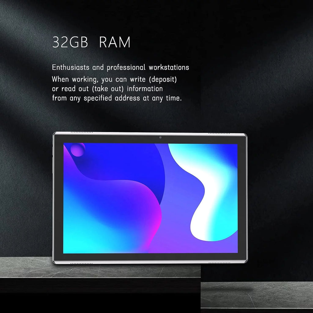 10.1 in HD Display 32GB ROM 2GB RAM 8MP Camera WiFi BT Tablet G86882