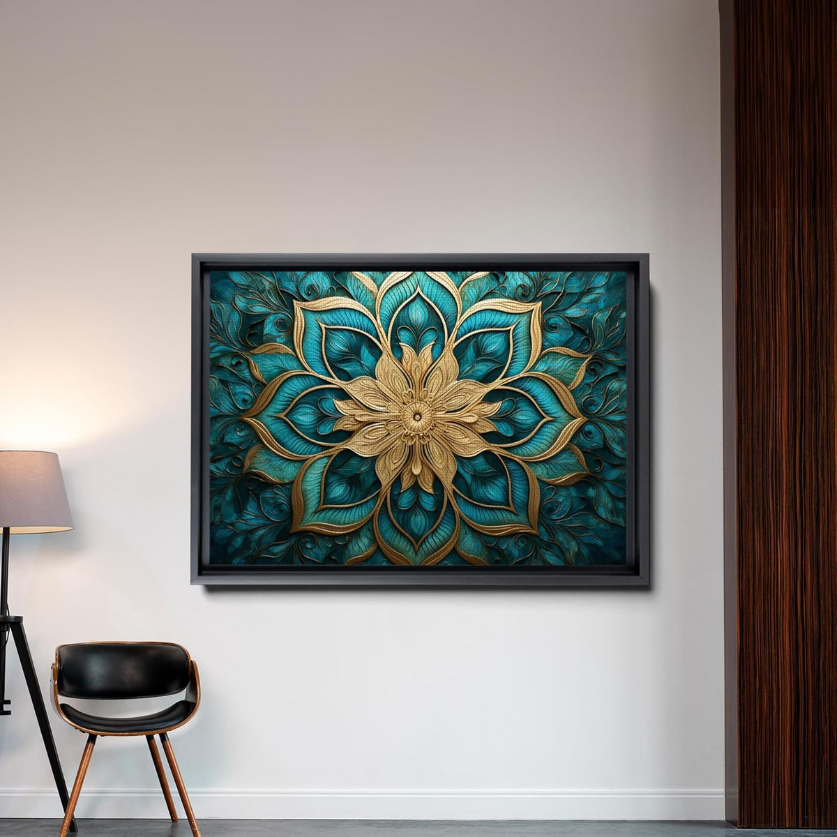 Vintage Mandala Flowers Wall Art Z7972