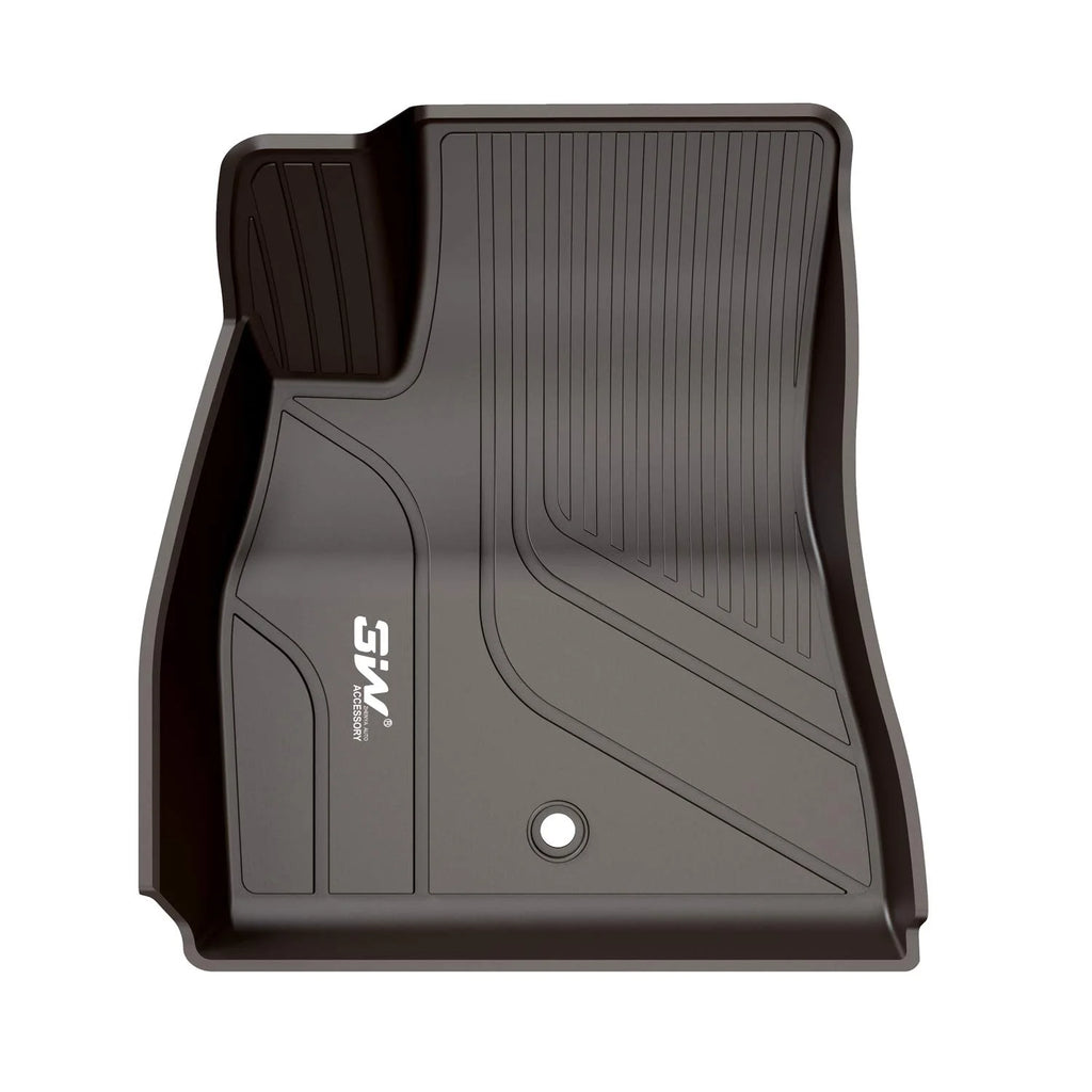 Black TPE Car Floor Mats for Tesla Model 3 L993
