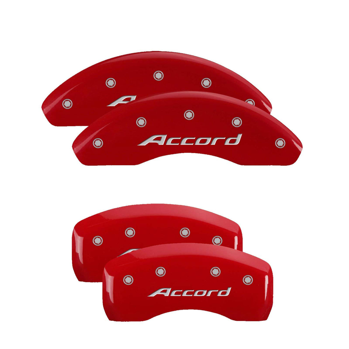 Red Front & Rear Brake Caliper Covers F79510