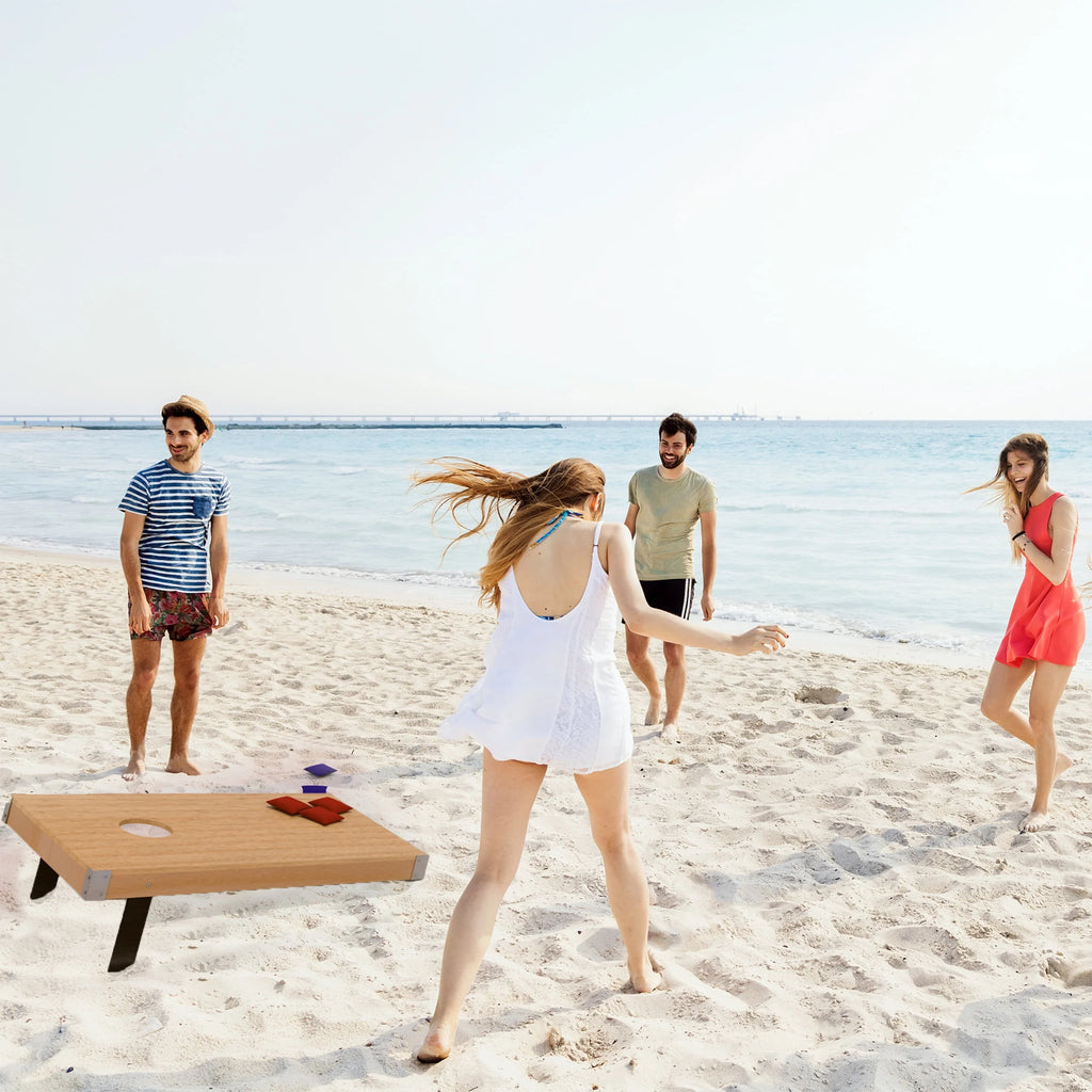 Regulation Sized Outdoor Cornhole Boards and Bags K690155