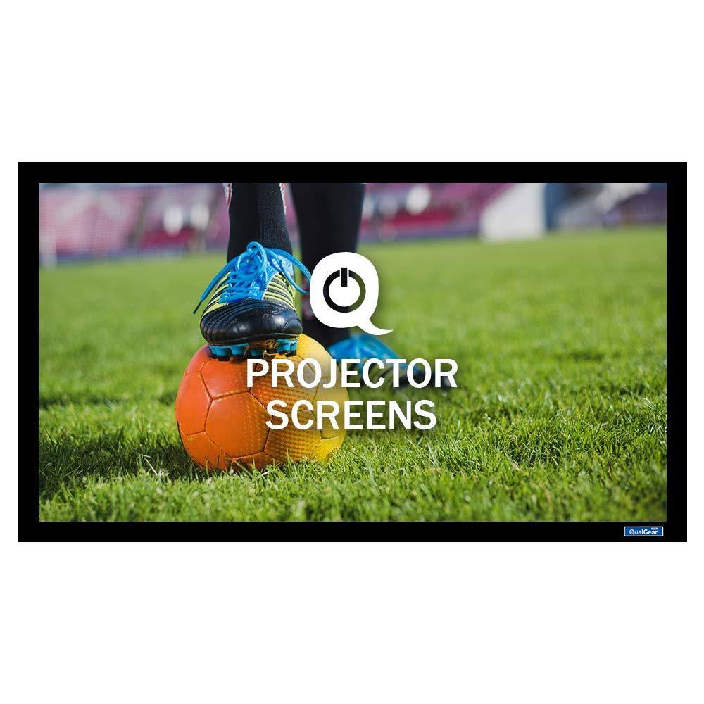 110-inch Fixed Frame Projector Screen 16:9 4K HD 1.0 Gain Acoustic White L347578