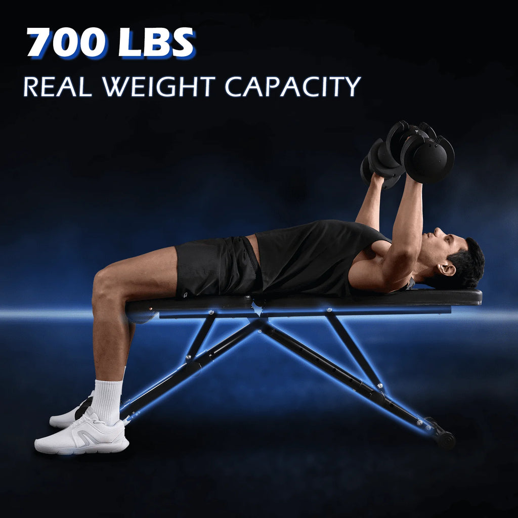 Adjustable Weight Bench with 800 Lbs. Weight Capacity D335