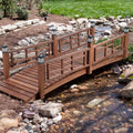 8 ft. Garden Bridge with Cap LEDs Y87552