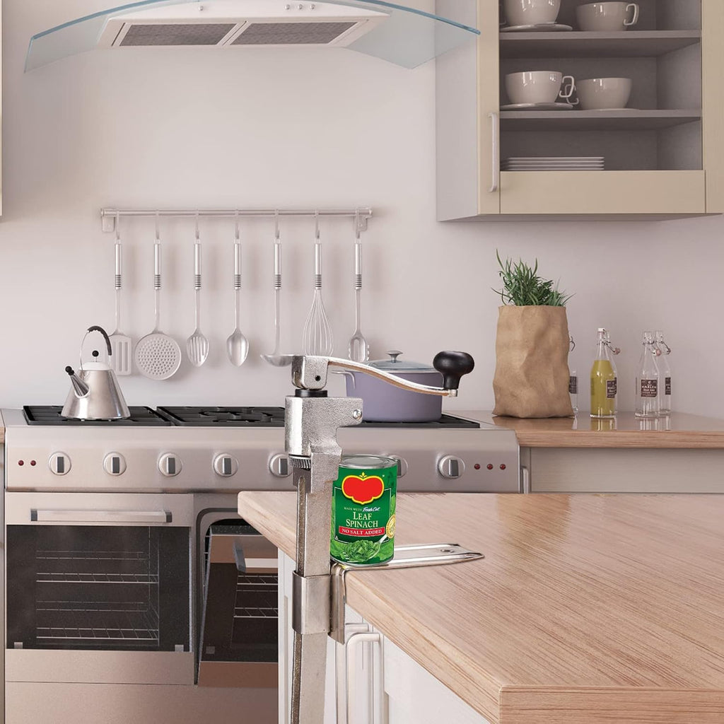 Commercial Manual Table Can Opener with Plated Steel Base N759