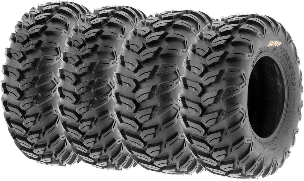 Set of 4 Radial Sport ATV UTV Tires 26x9R14 Front & 26x11R14 Rear, 6PR V792002