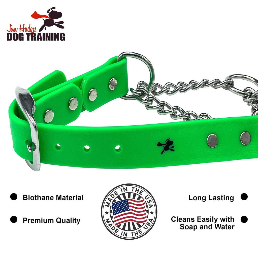 Martingale Collar for Dogs Biothane Stainless Steel Hardware N10246