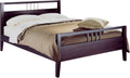California King Espresso Platform Bed L8167