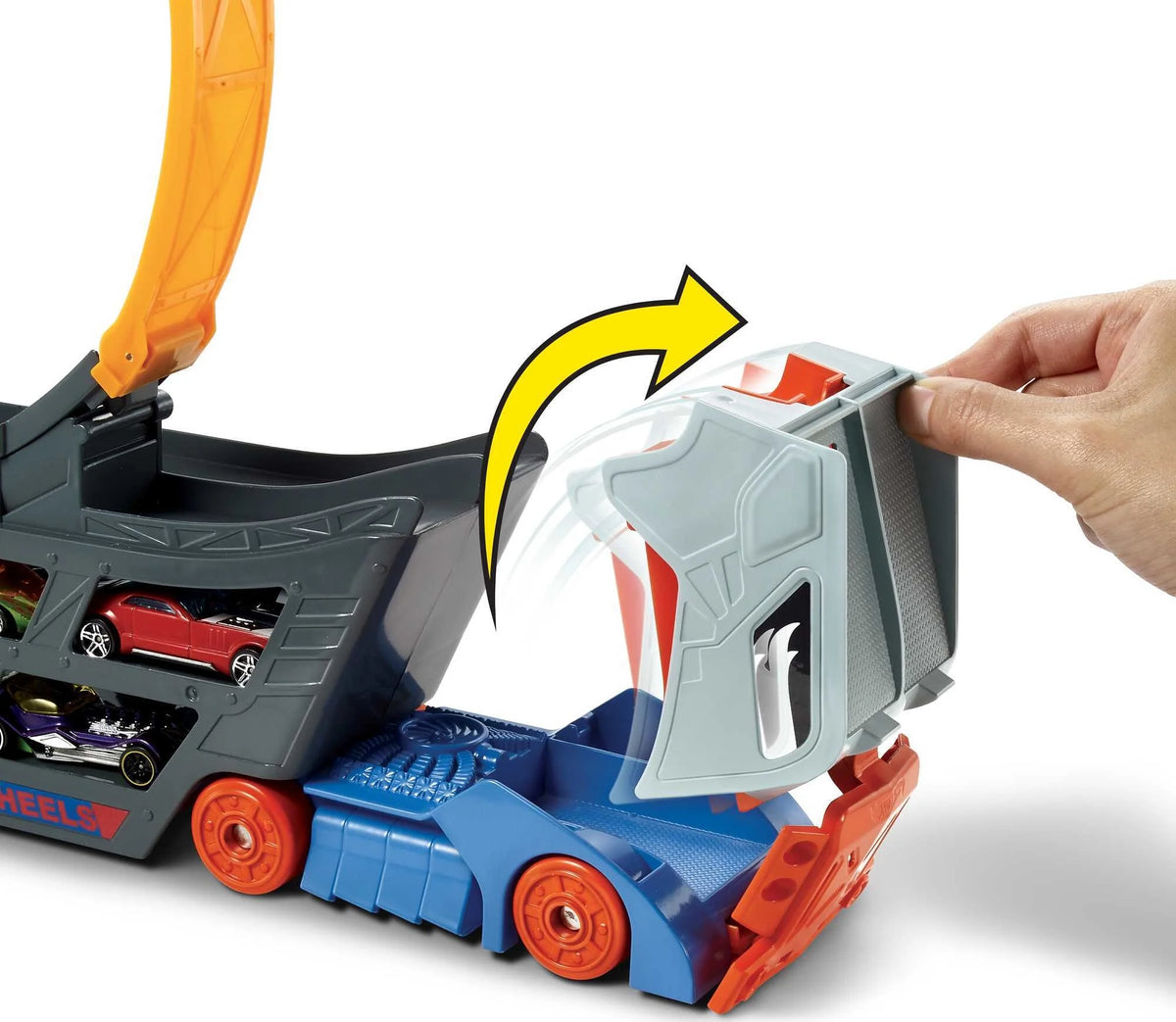Hot Wheels Stunt and Go Transporter Truck B400