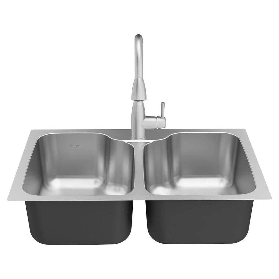 Stainless Steel Double Bowl Kitchen Sink Q737961