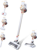 Cordless Stick Vacuum Cleaner, 24Kpa Suction, 45min Runtime, 5-in-1 Lightweight Y945