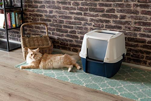 Navy Jumbo Cat Litter Box I24189