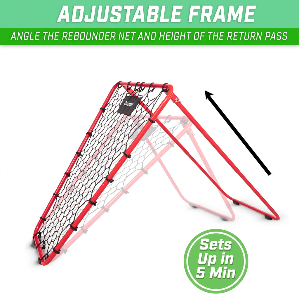 Basketball Rebounder with Adjustable Frame F573977