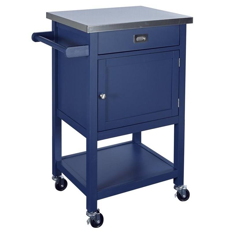 Navy Kitchen Cart W13922