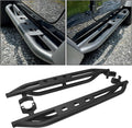 Black Steel Running Board Step Rails Z260154