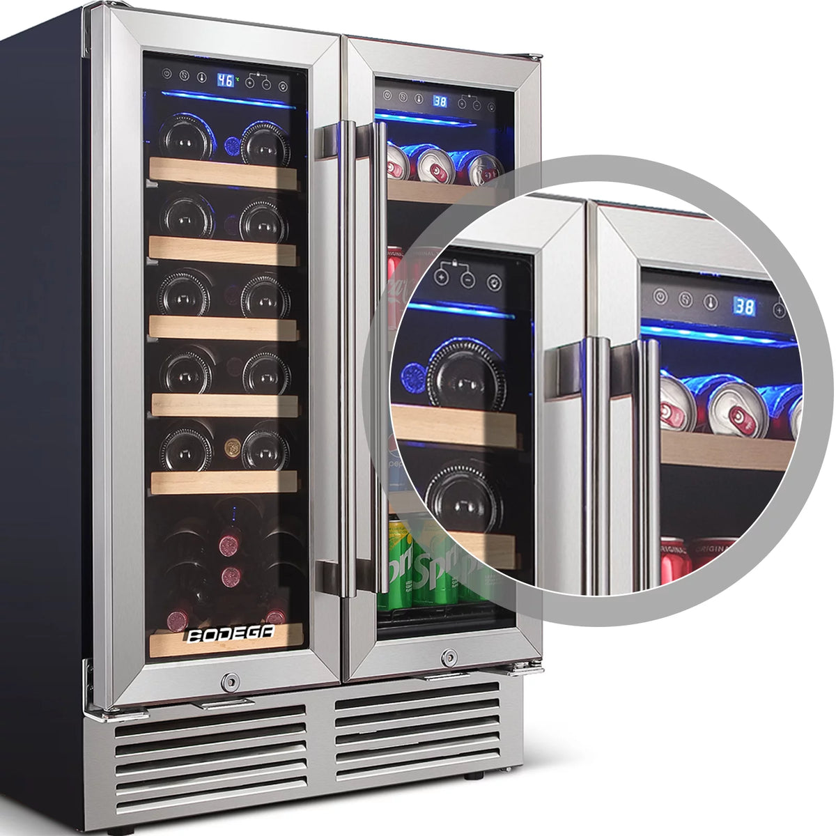 24'' Dual Zone Wine Refrigerator W910360
