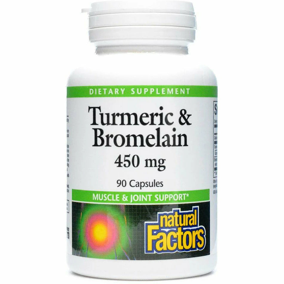 Turmeric & Bromelain 450 mg 90 Capsules I690