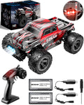 1:14 Scale Remote Control Car, 4WD Electric Toy Off Road RC Monster Truck with Two Rechargeable Batteries J179