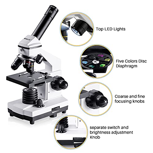 100X-2000X Compound Microscope with Slides O67645