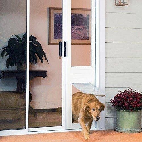 Bronze Frame Medium Flap Pet Door Thermo Panel H57306