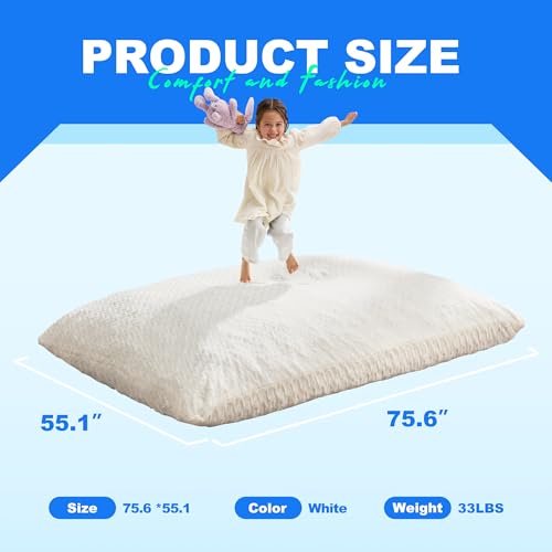3 in 1 Convertible Bean Bag Chair with Machine Washable Cover P6910