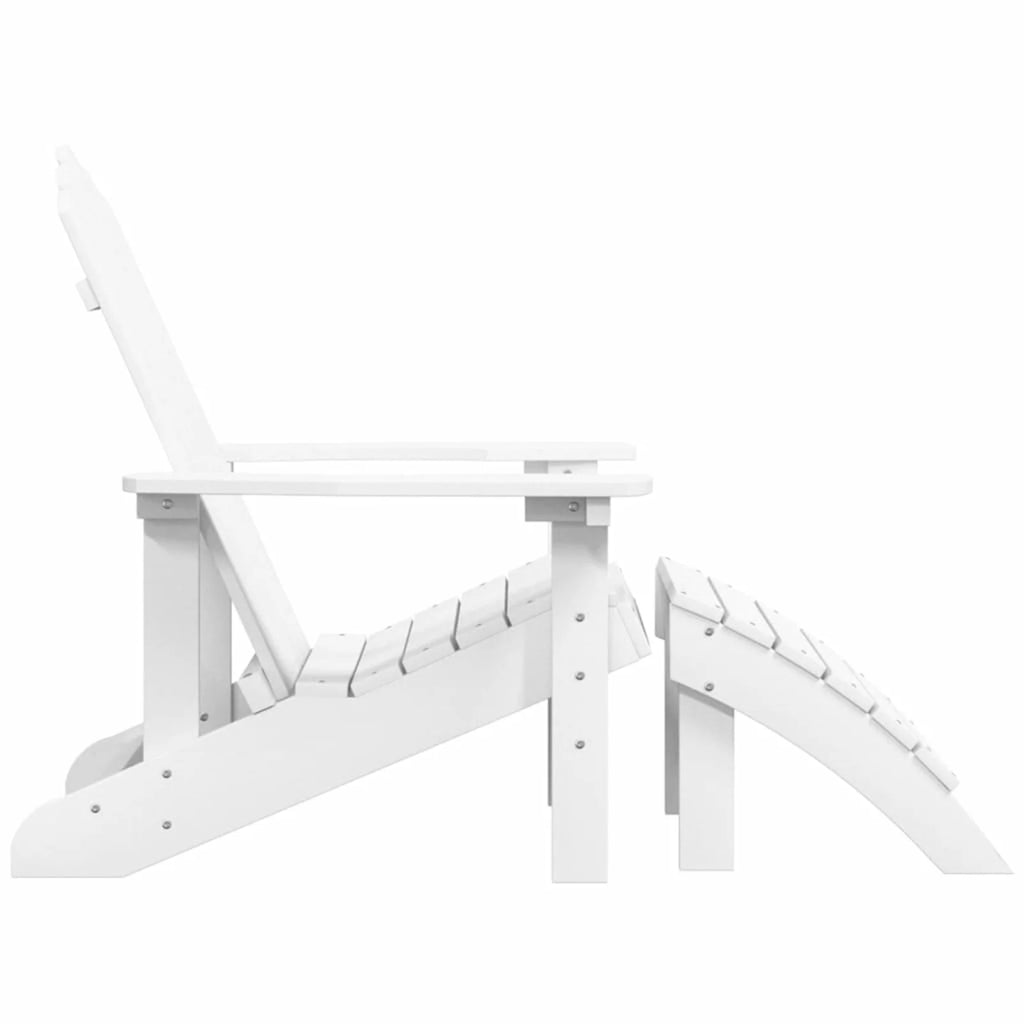 HDPE Outdoor Fire Pit Chair with Footstool H711213