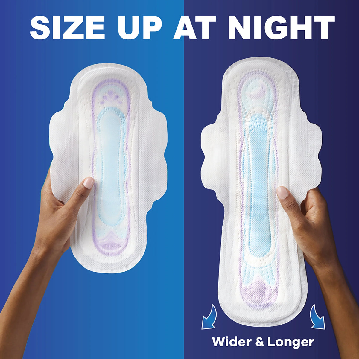 Ultra Thin Daytime Pads with Wings, Size 1, Regular, Unscented, 46 Ct R3518