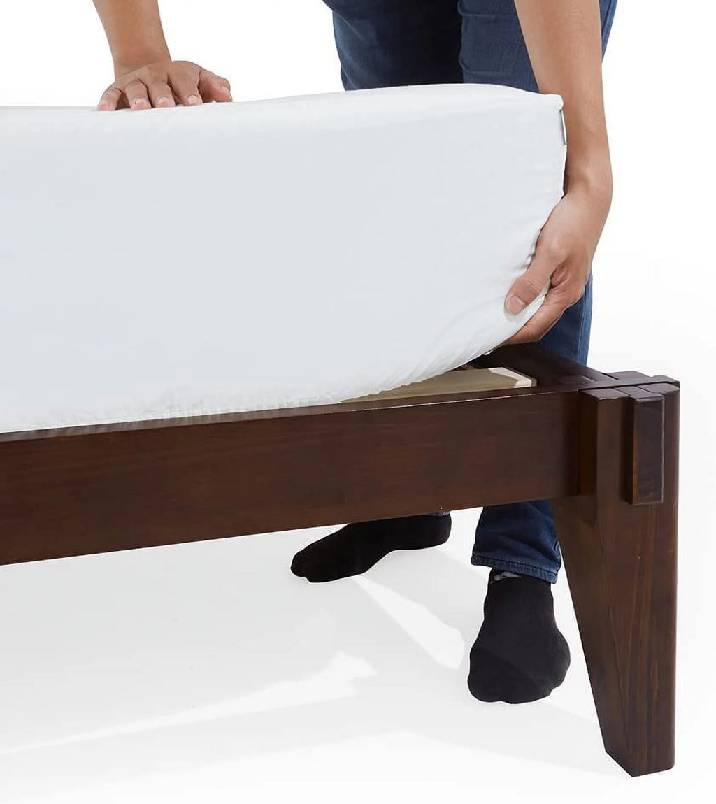 Full Size Solid Wood Bed Frame Without Headboard G42362