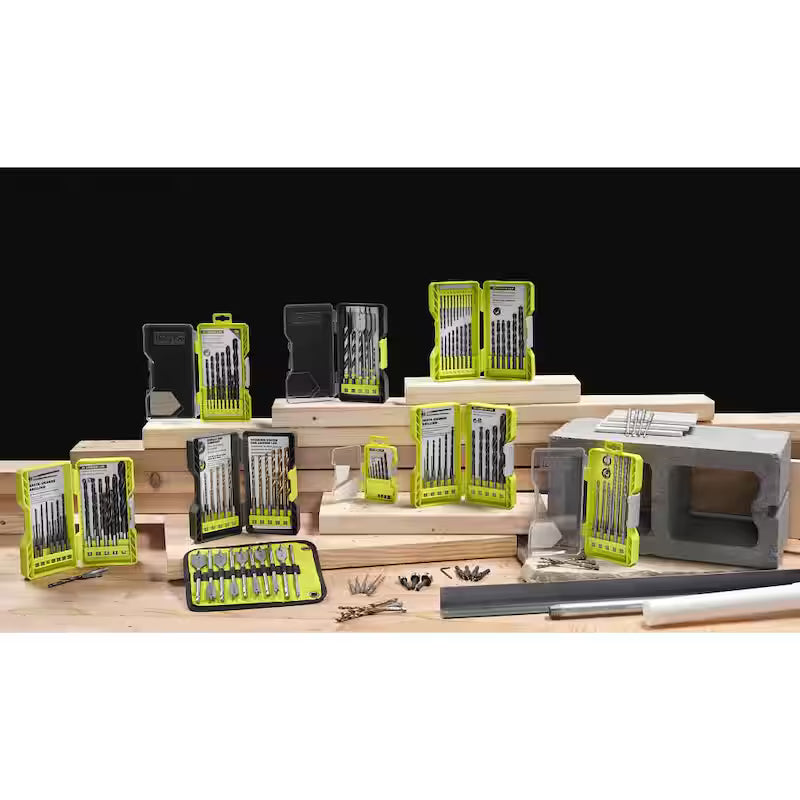 15-Piece Black Oxide Drill Bit Set P122229