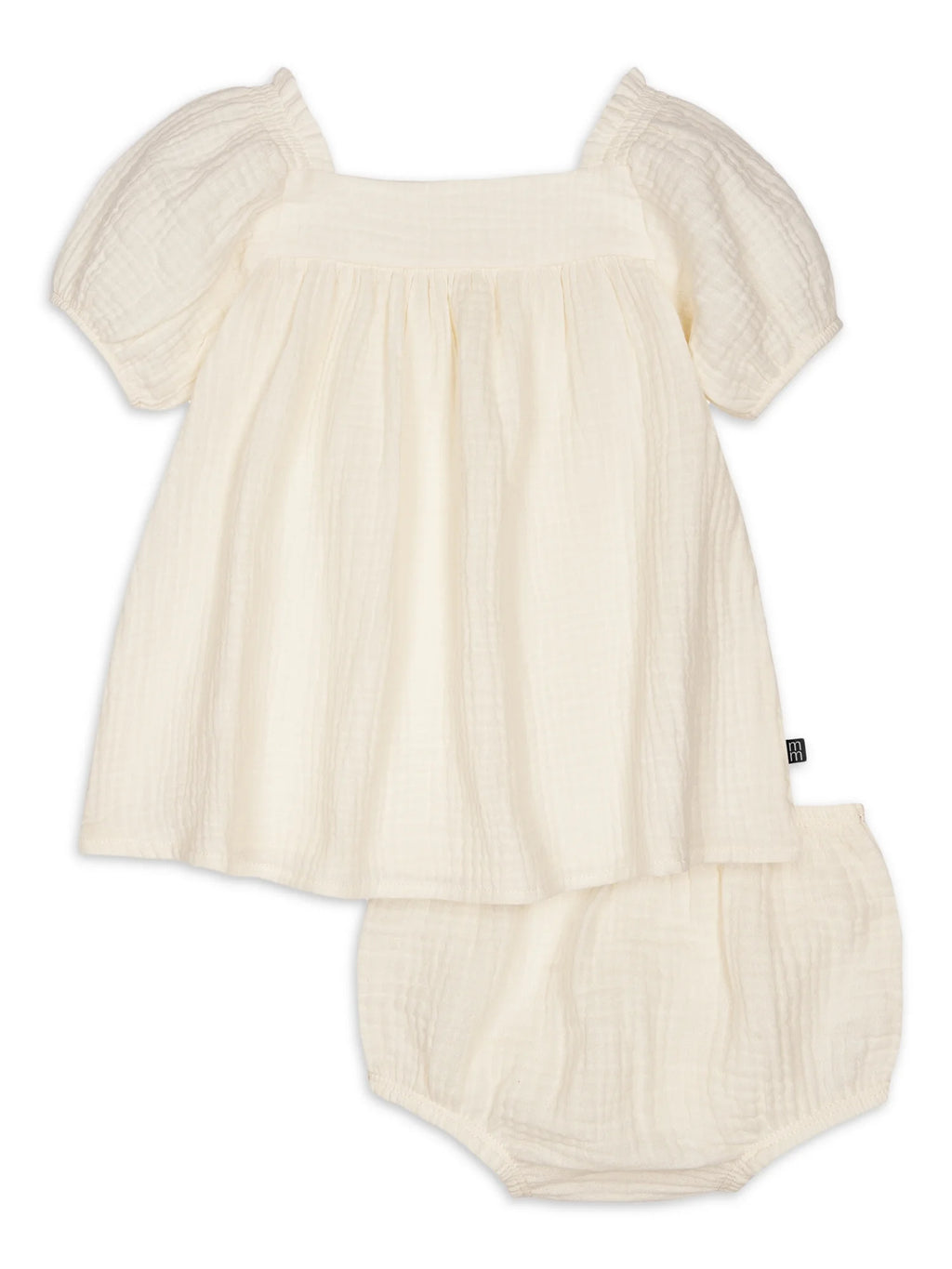 Ruffle Sleeve Dress and Diaper Cover S309770