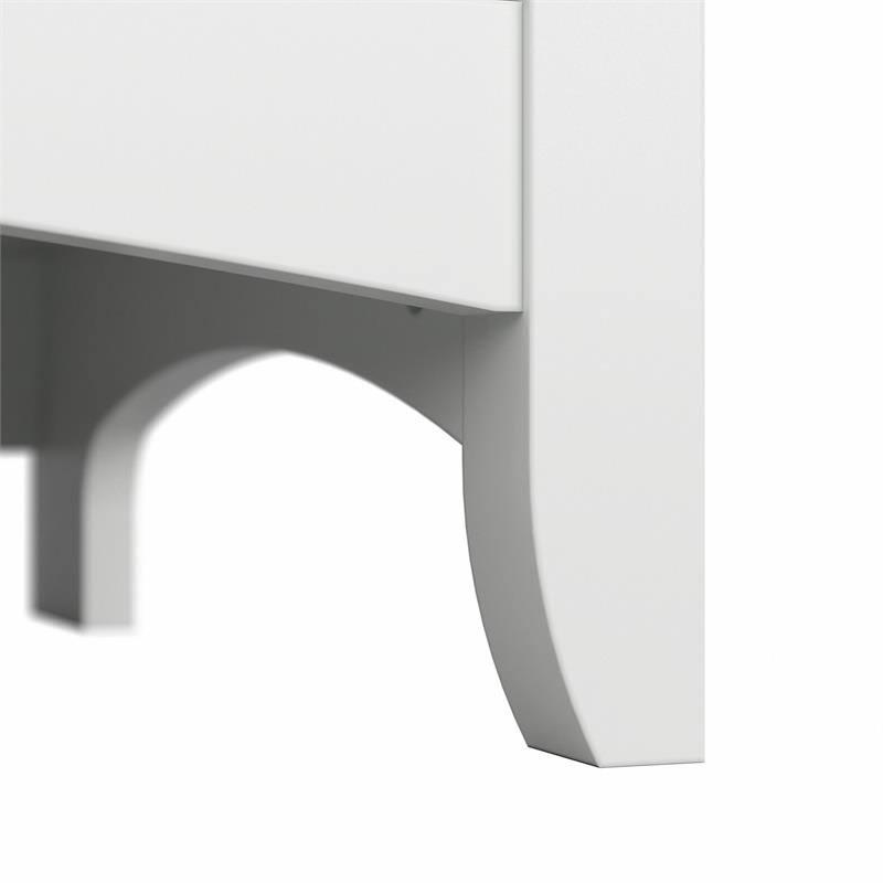 Pure White and Shiplap Gray 5 Shelf Bookcase Set of 2 M3746