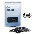 4-Pack 14" Semi Chisel Saw Chain for Electric Chainsaws G318633