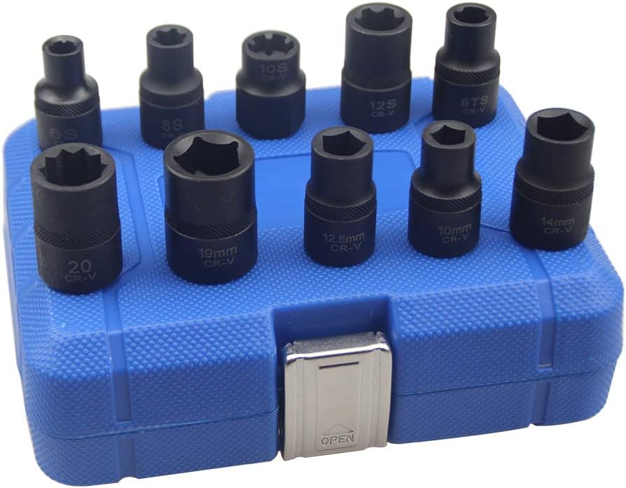10PC Socket Tool Set for Nissan Subaru Ford Peugeot B63398