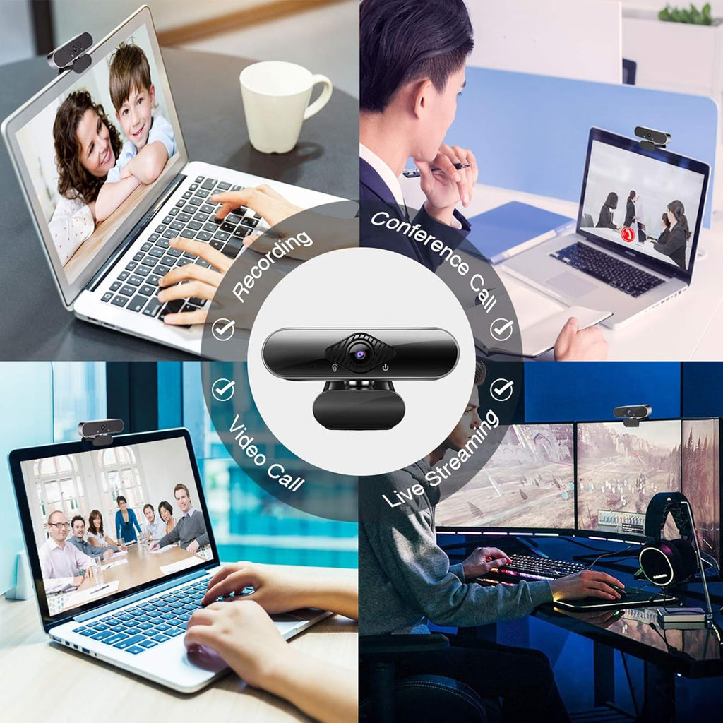 1080p HD USB Webcam with Microphone I407