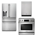 36 Electric Range, Refrigerator with Water and Ice Dispenser, Dishwasher F9254