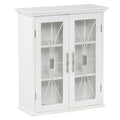 2-Door White Wall Cabinet E45662