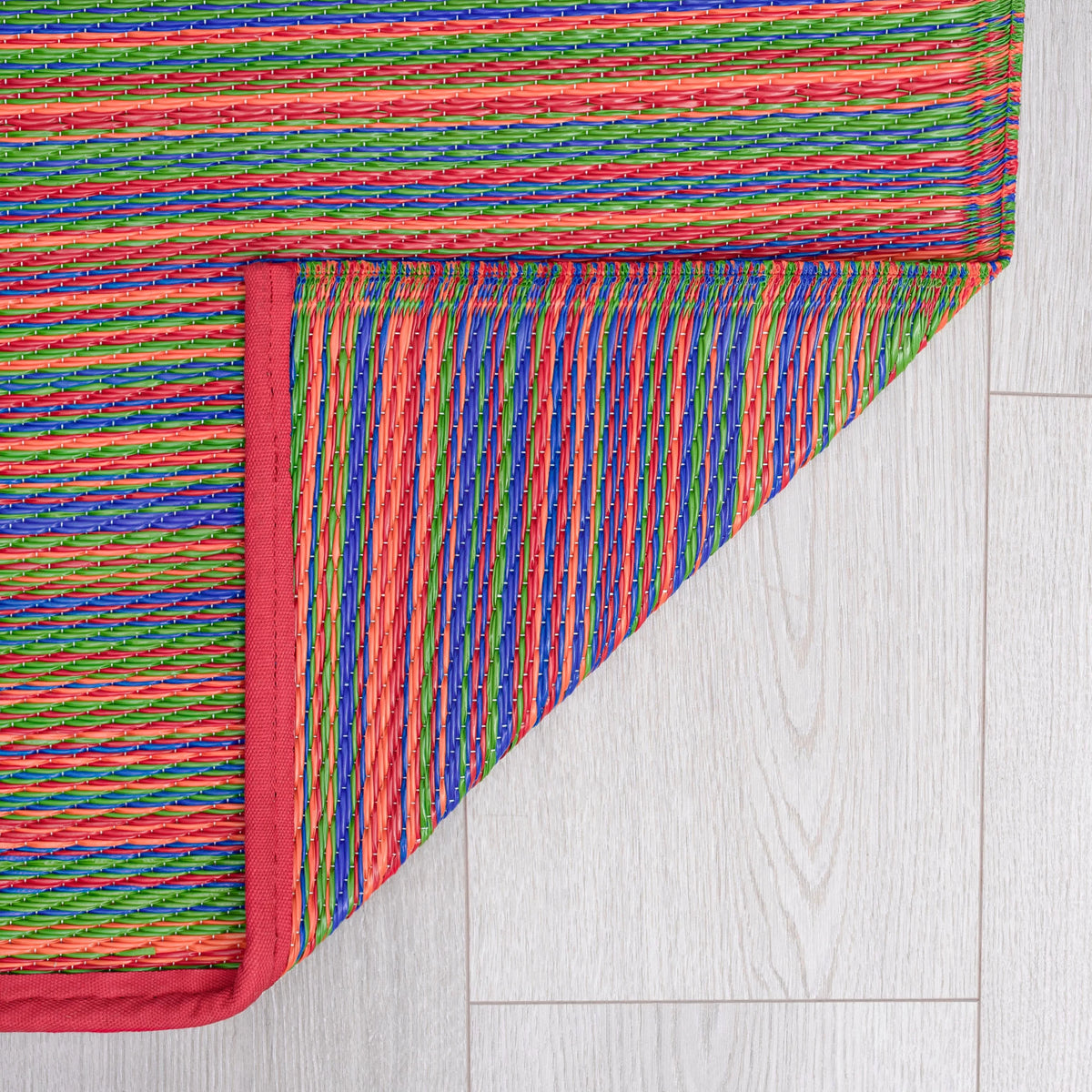 6x9 Waterproof Reversible Plastic Straw Outdoor Rug N41351