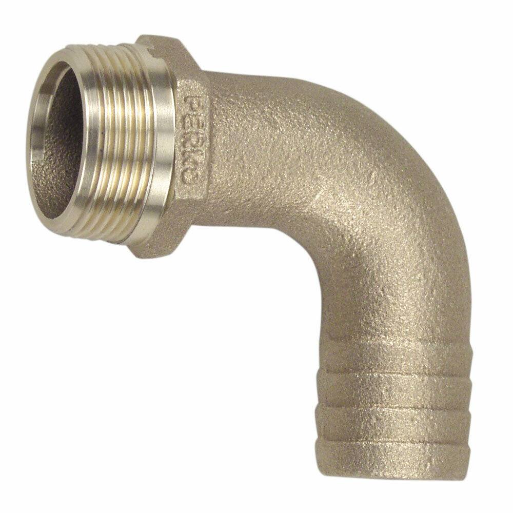 1-1/2x22 Pipe to Hose Adapter 90 Degree Bronze U73909