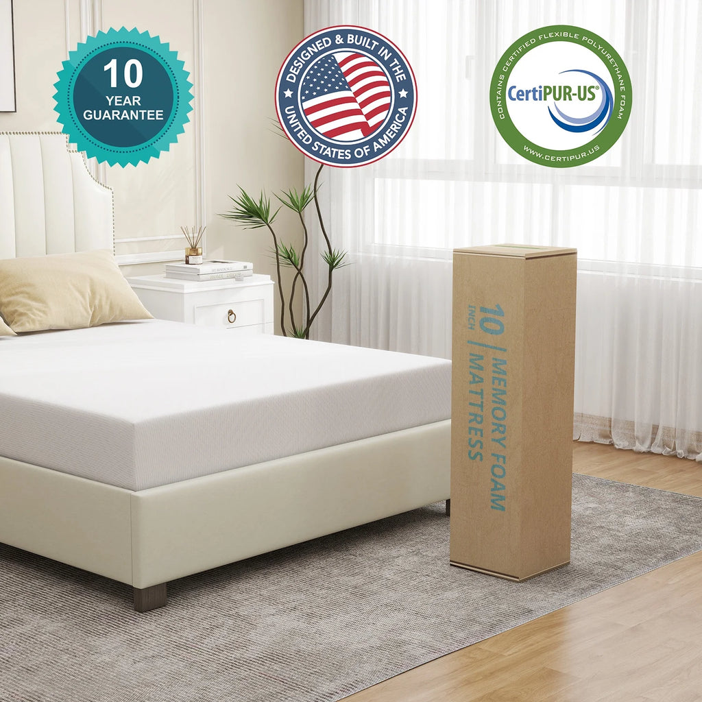 Twin Size Memory Foam Mattress with Cover Z768