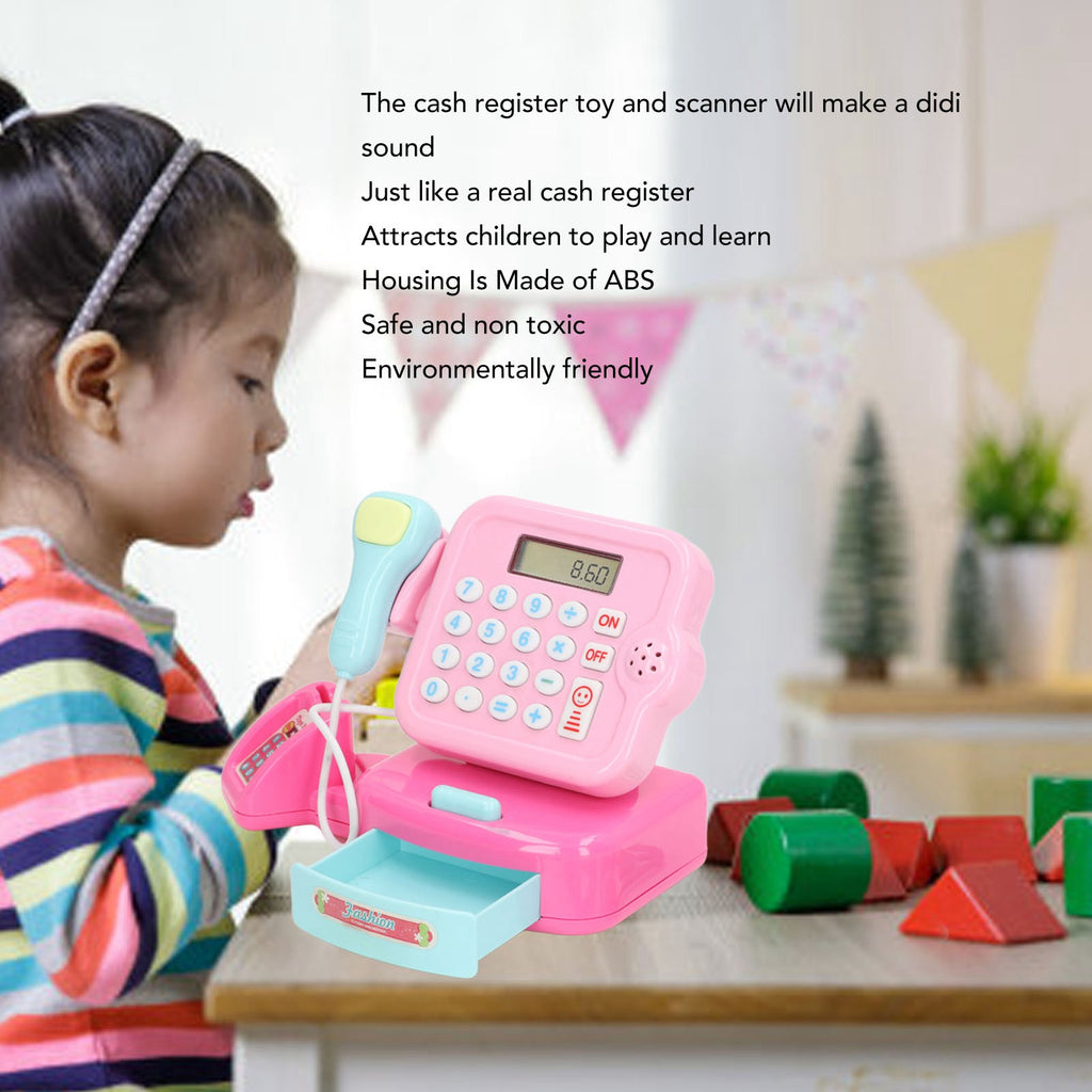 Cash Register Toy Electronic Pretend Play J3274